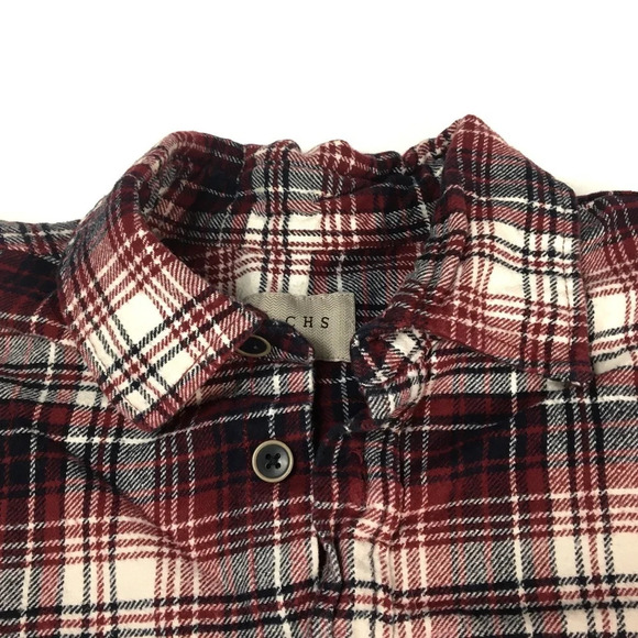 BF318 Men’s Jachs Heavy Plaid Flannel Shirt LT Large Tall - Picture 3 of 5